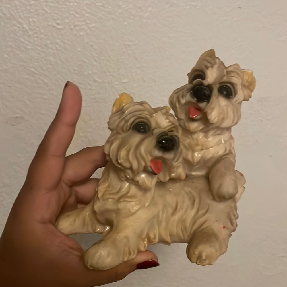 Dog statue